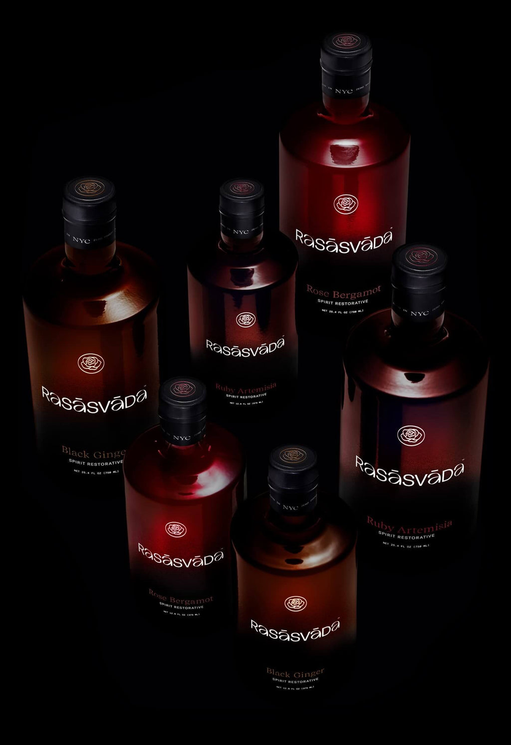 Collection of Rasasvada bottles