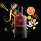 Rasasvada Rose Bergamot bottle with ingredients